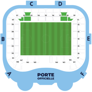 Plan Tribune EST LATERALE